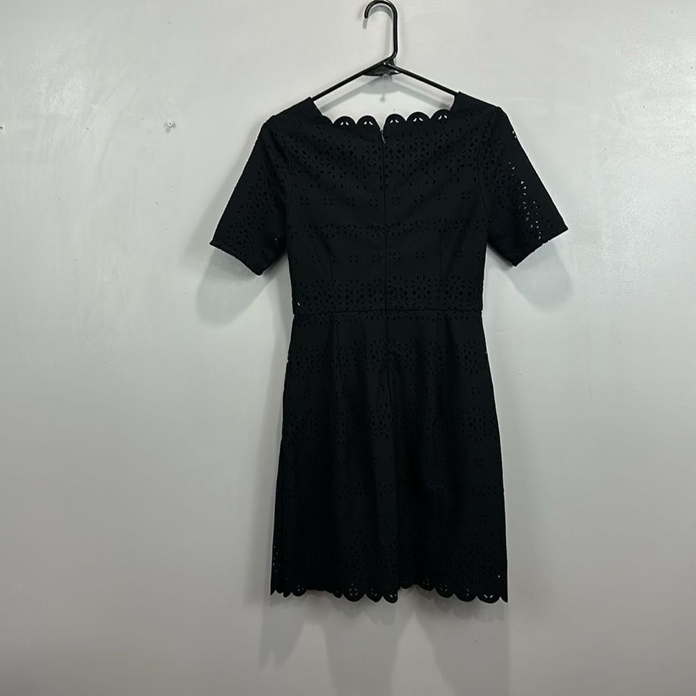 BANANA REPUBLIC LASER CUT FIT & FLARE DRESS - Picture 8 of 9